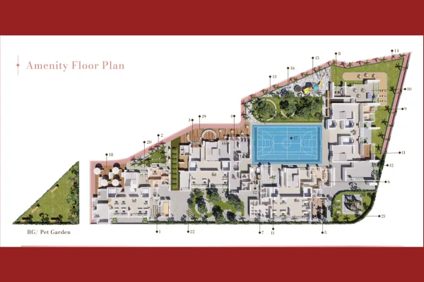 2 bhk floor plan